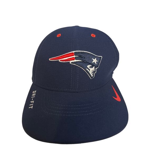 Nike New England Patriots Hat Legacy Cap NFL Swoosh Dri-Fit NWOT - Picture 1 of 6
